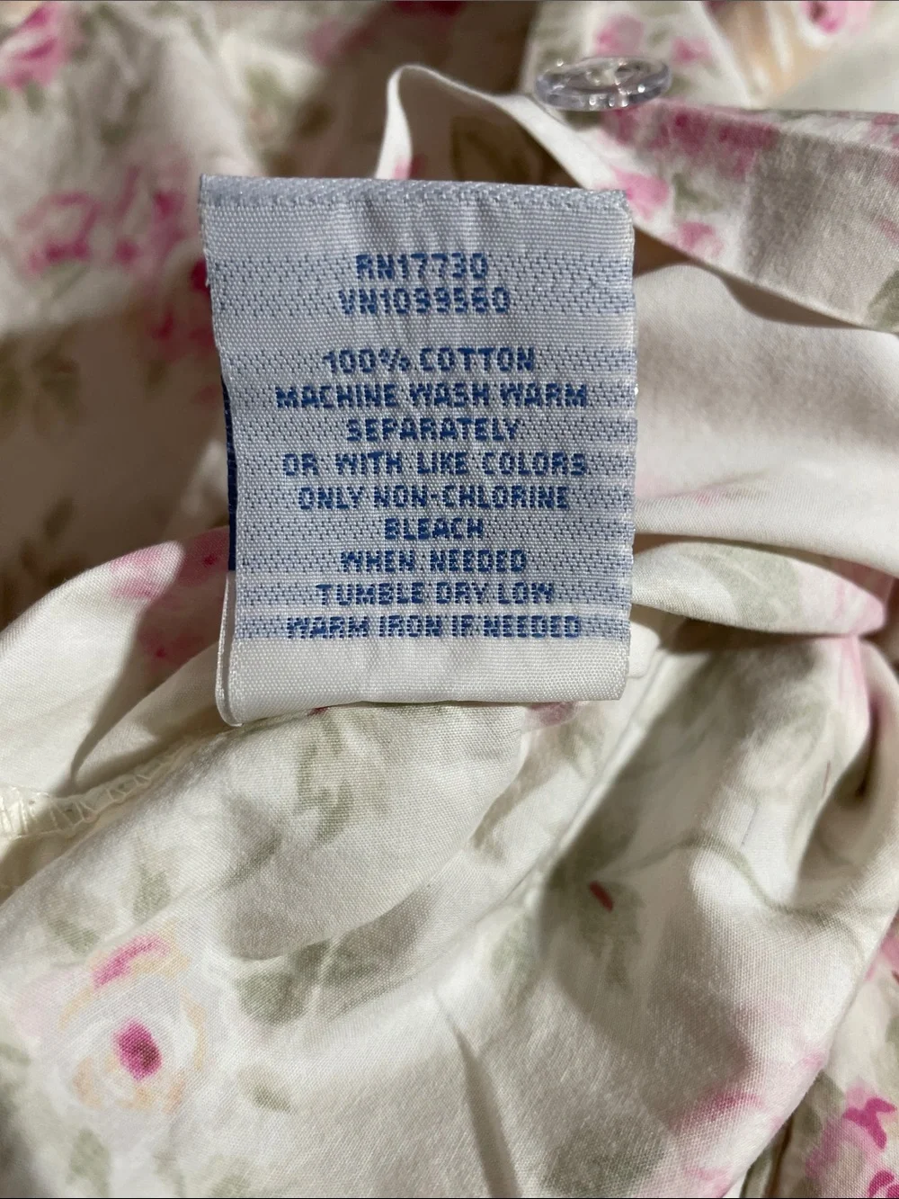 Simply Shabby Chic Vintage Blush Beauty Bouquet Duvet Cover